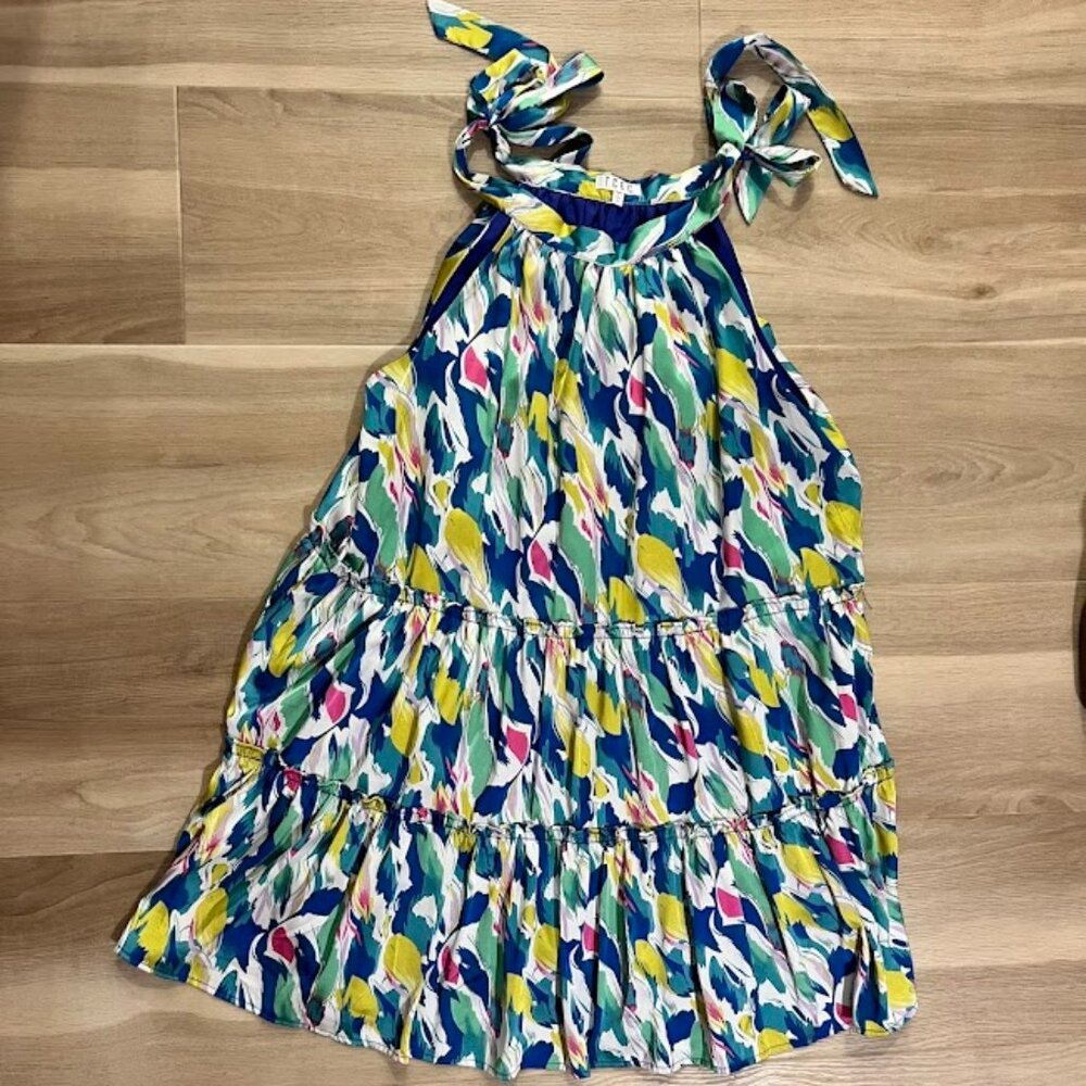 TCEC Colorful mini dress